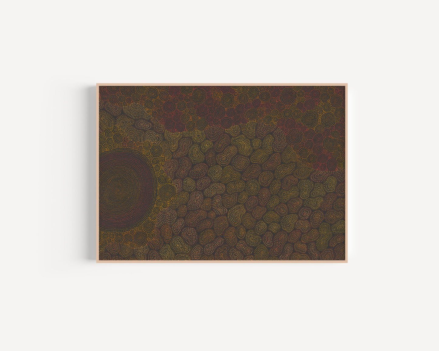 Sarrita King | 'Waterhole - Dry Season, 2023' | Canvas Print