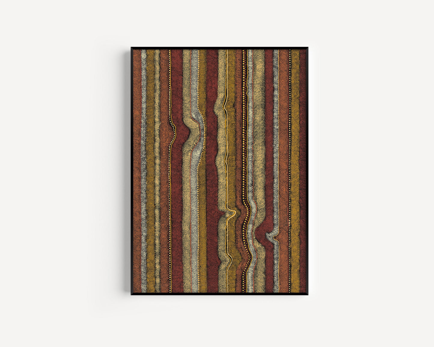 William King Jungala | 'Movement of the Earth' | 2005 | Fine Art Print