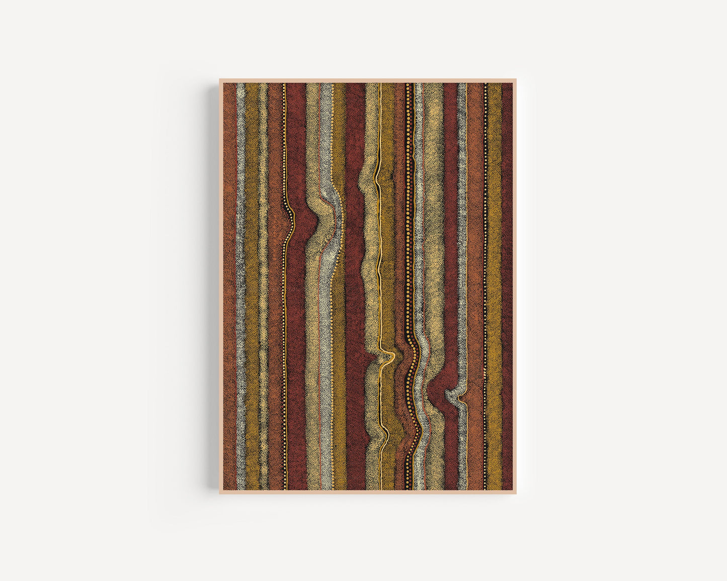 William King Jungala | 'Movement of the Earth' | 2005 | Fine Art Print