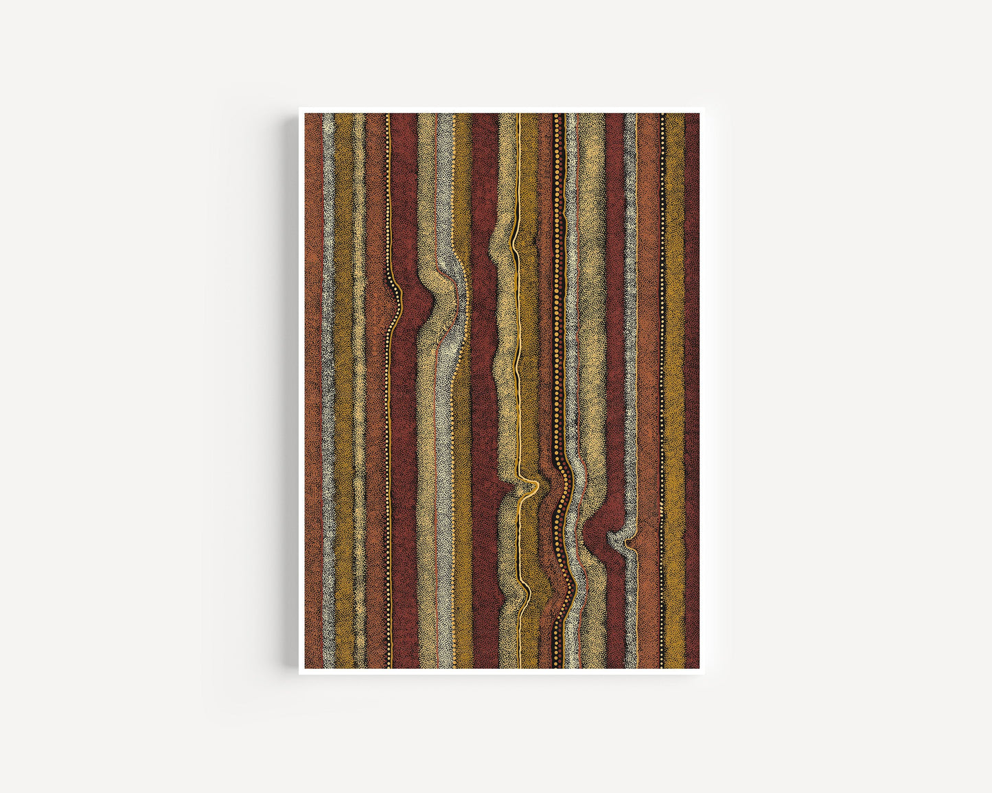 William King Jungala | 'Movement of the Earth' | 2005 | Fine Art Print