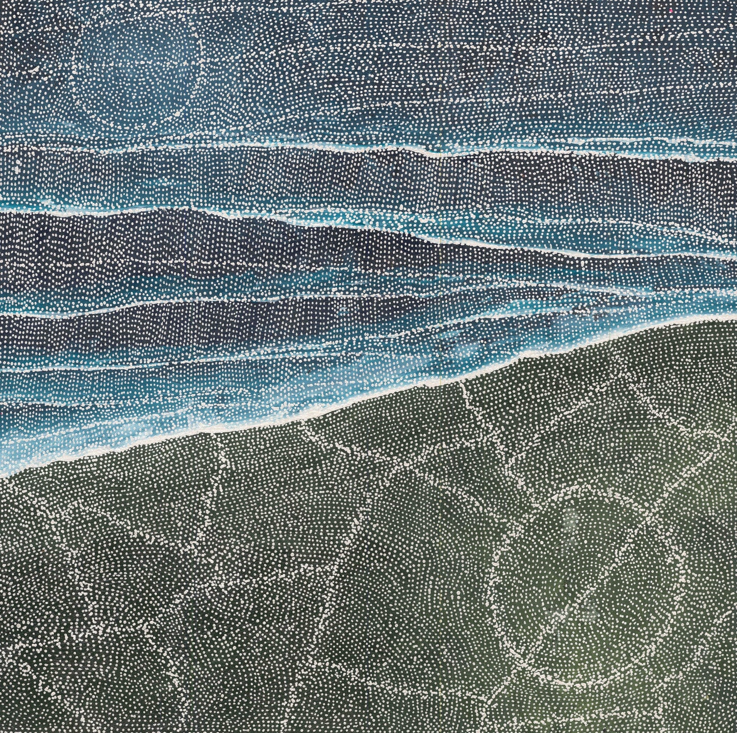 Sarrita King | 'Earth Elements, 2024' | 60x60cm