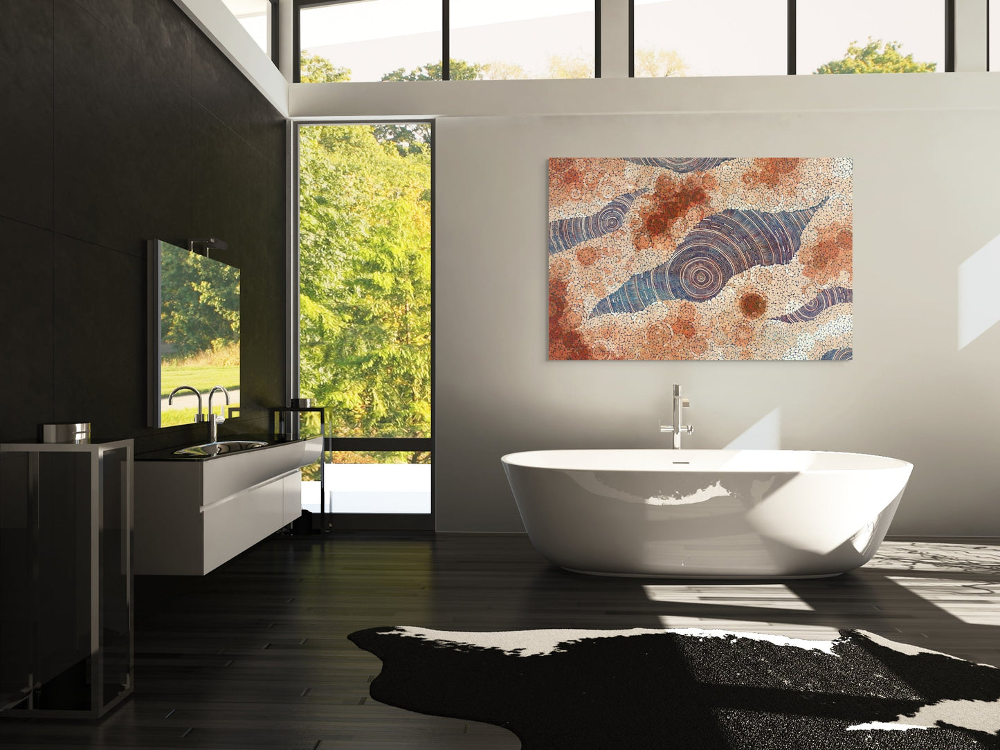 Sarrita & Tarisse King | 'My Country's Story, 2024'  | Canvas Print