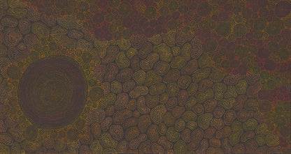 Sarrita King | 'Waterhole - Dry Season, 2023' | Canvas Print