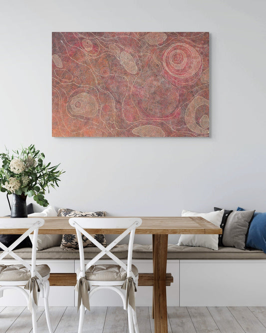 Sarrita King | Movement of the Earth, 2025' | Canvas Print