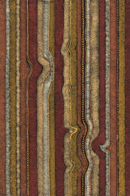 William King Jungala | 'Movement of the Earth' | 2005 | Fine Art Print