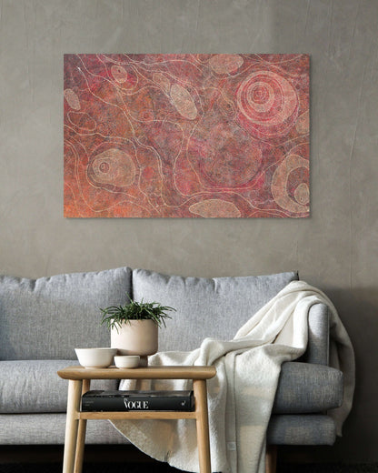 Sarrita King | Movement of the Earth, 2025' | Canvas Print