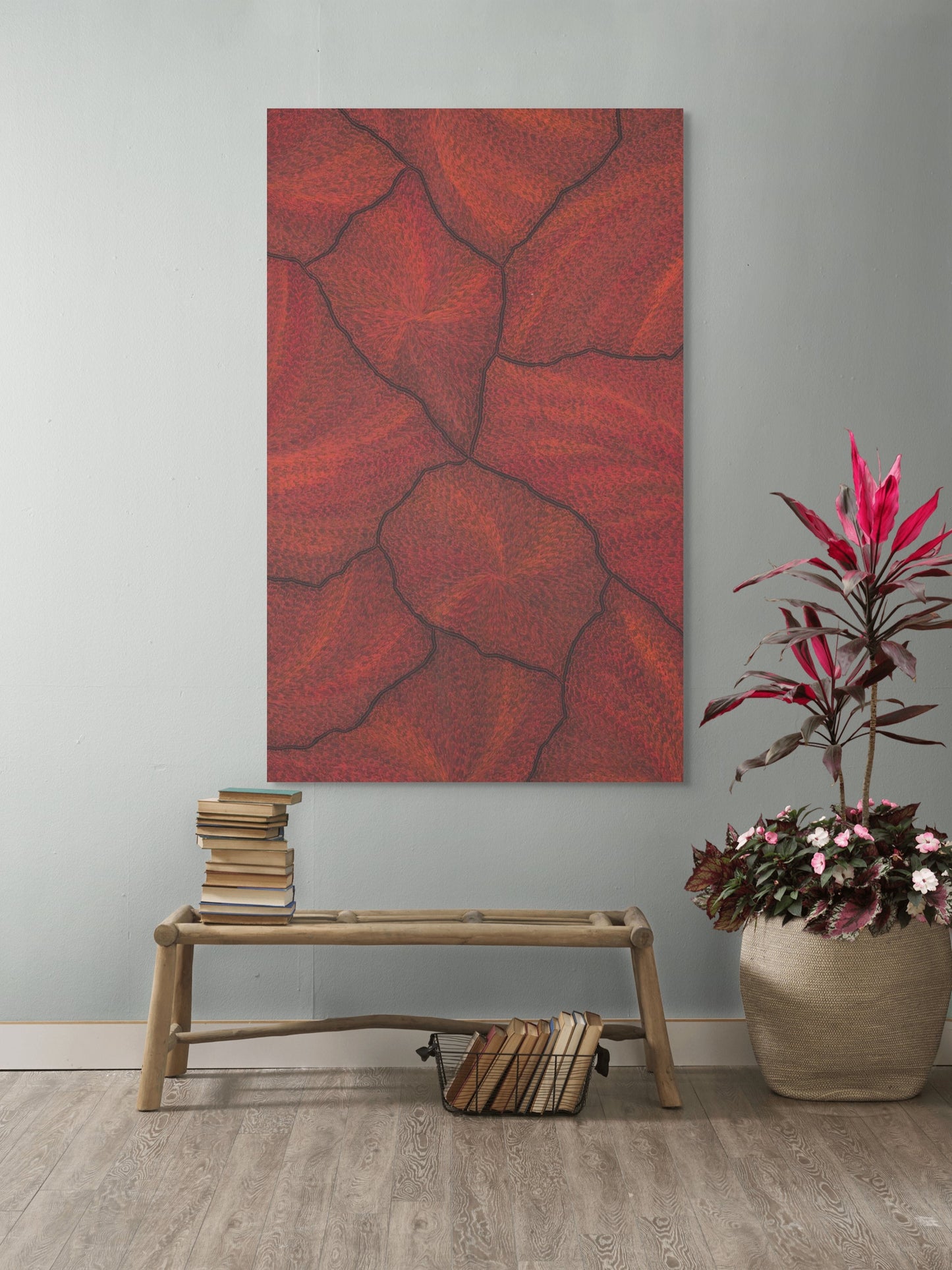 Sarrita King | 'Lightning, 2025' | Canvas Print