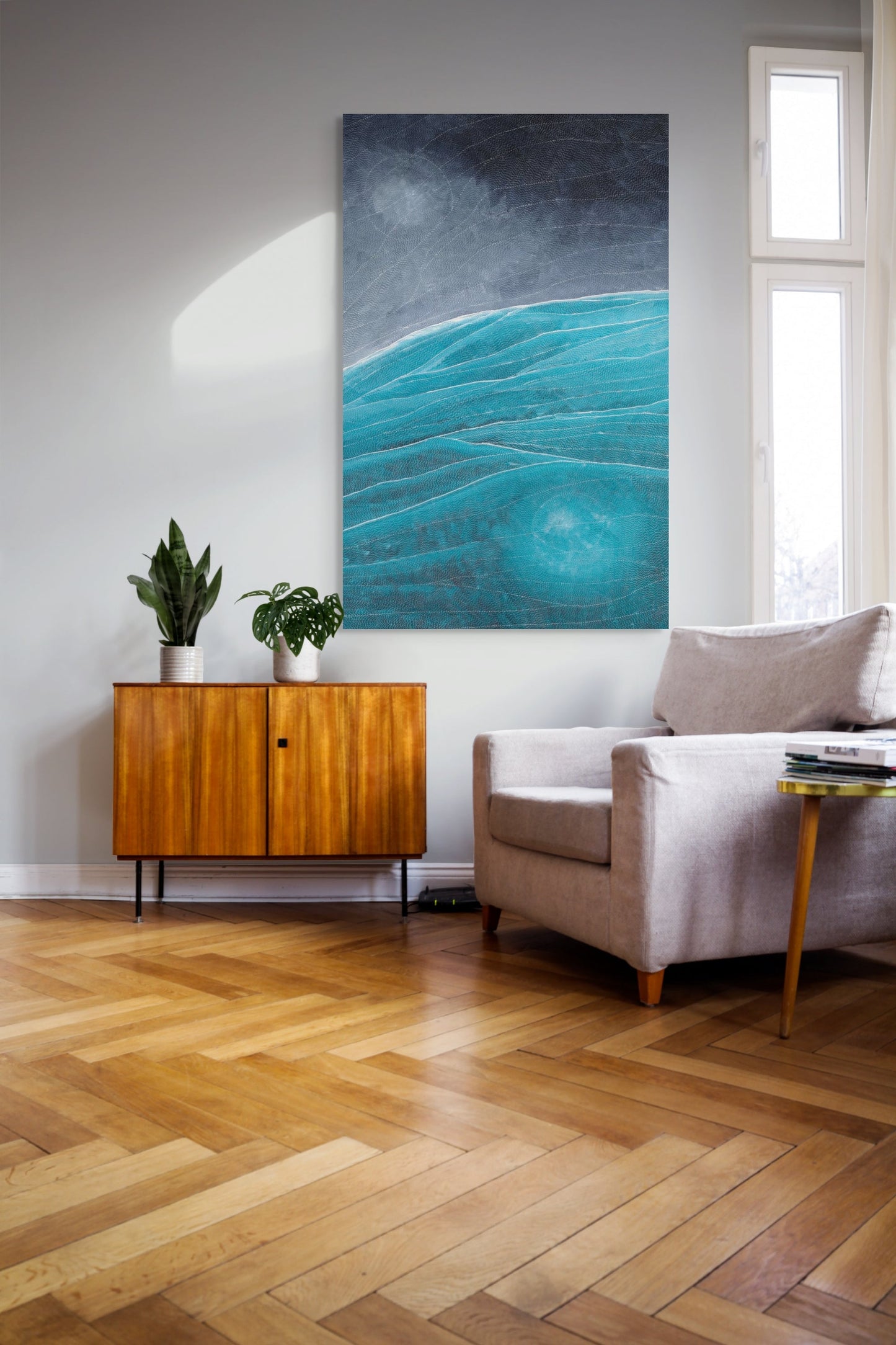 Sarrita King | 'Earth Elements, 2025' | Canvas Print